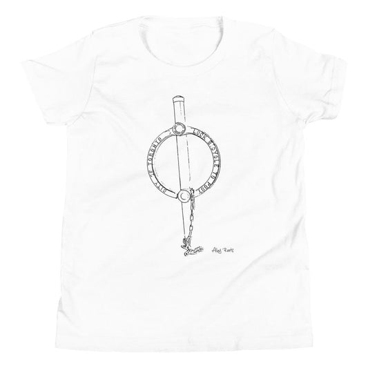 Bike Post | Youth Tee | White | Toronto Collection - Alley Roots