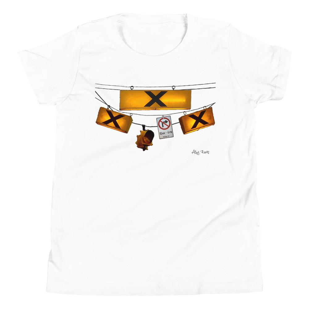 Crosswalk | Youth Tee | White | Toronto Collection - Alley Roots