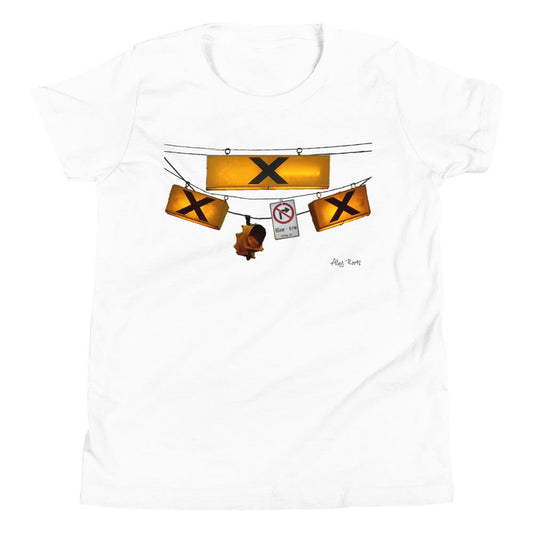 Crosswalk | Youth Tee | White | Toronto Collection - Alley Roots