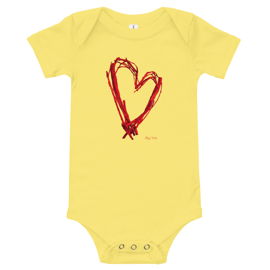 Heart | Short Sleeve Onesie | Toronto Collection - Alley Roots