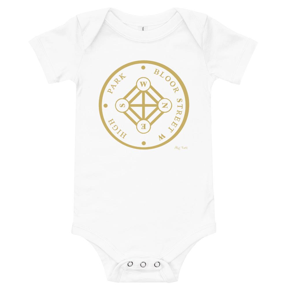 High Park | Short Sleeve Onesie | White | Toronto Collection - Alley Roots