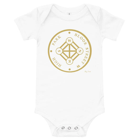 High Park | Short Sleeve Onesie | White | Toronto Collection - Alley Roots