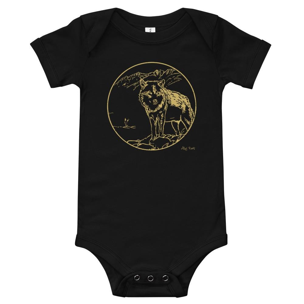 Wolf | Short Sleeve Onesie | Banff - Alley Roots