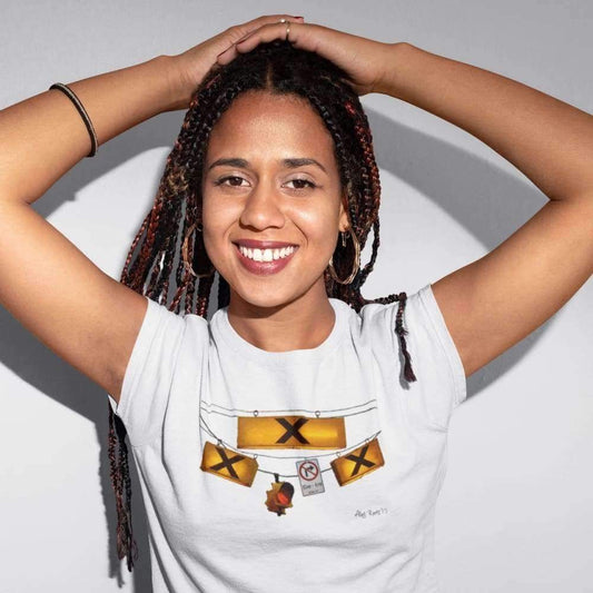 Crosswalk T-Shirt For Her | White | Toronto Collection - Alley Roots