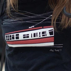 Streetcar T-Shirt | Black | Toronto Collection - Alley Roots