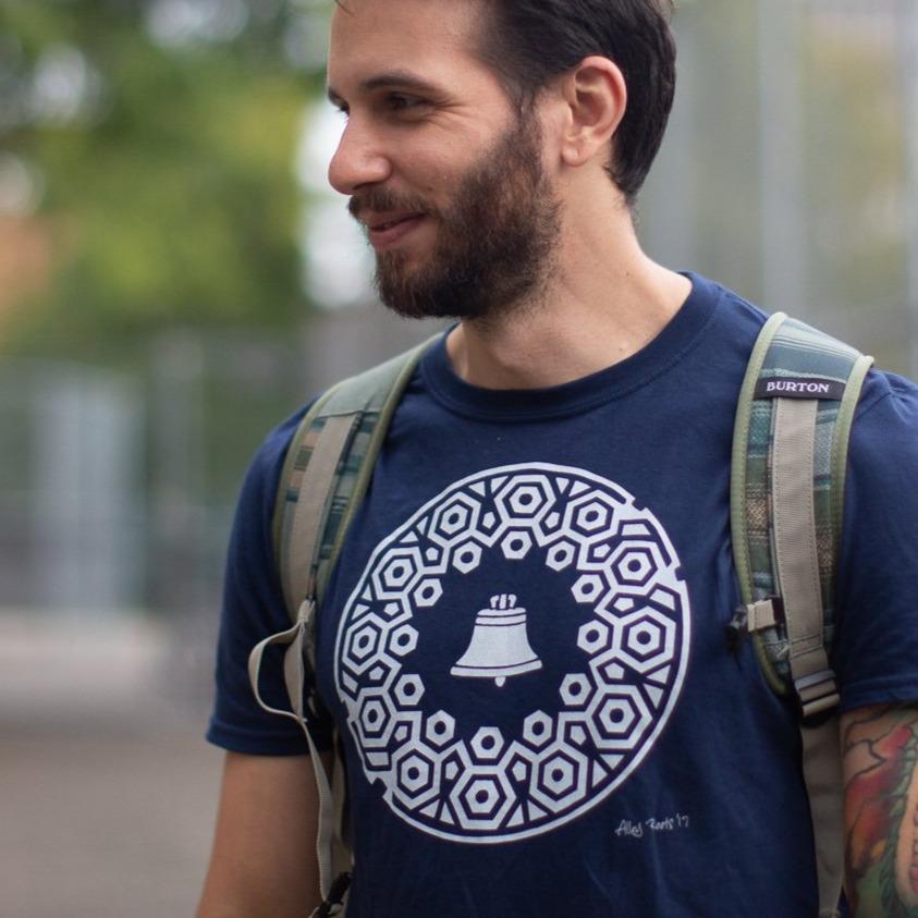 Manhole T-Shirt | Navy | Toronto Collection - Alley Roots