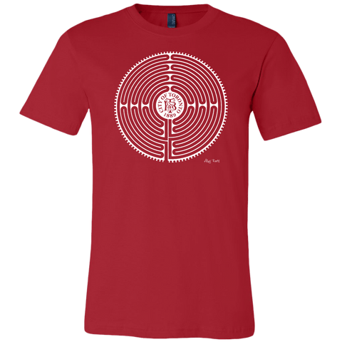 Labyrinth T-Shirt | Red | Toronto Collection - Alley Roots