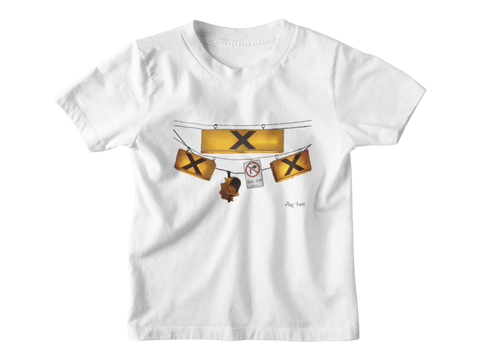 Crosswalk | Tees for Babies and Toddlers | White | Toronto Collection - Alley Roots