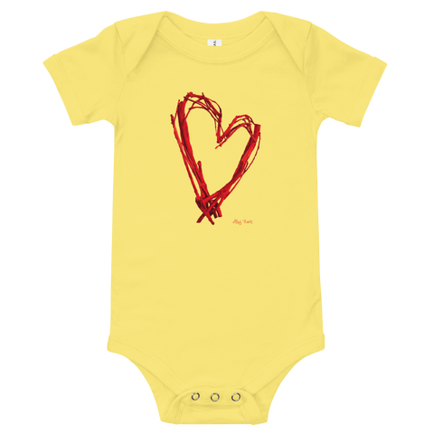 Heart | Short Sleeve Onesie | Toronto Collection - Alley Roots