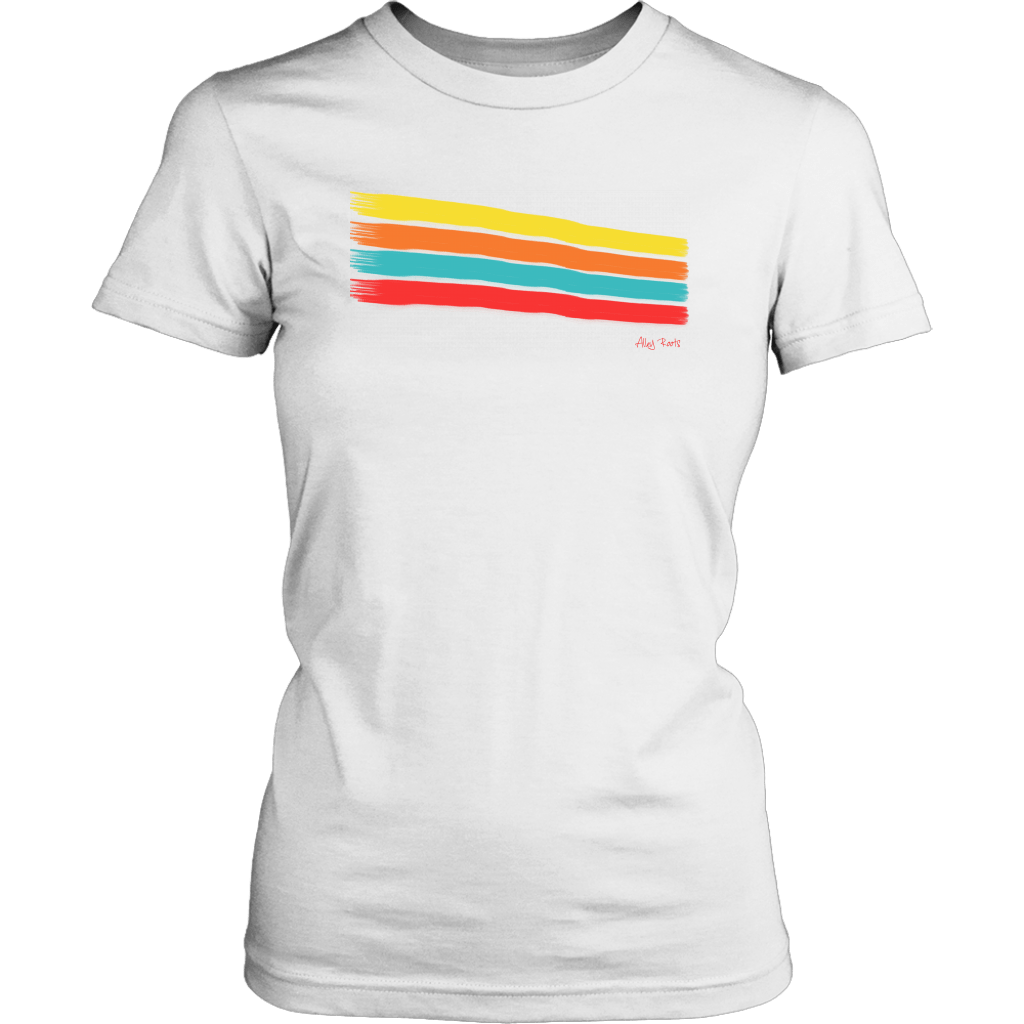 Leslieville T-Shirt For Her | White | Toronto Collection - Alley Roots