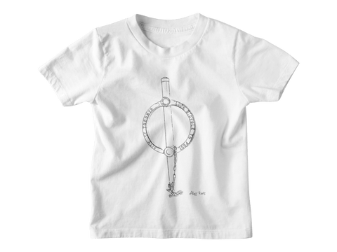 Bike Post | Babies and Toddlers Tee | White | Toronto Collection - Alley Roots