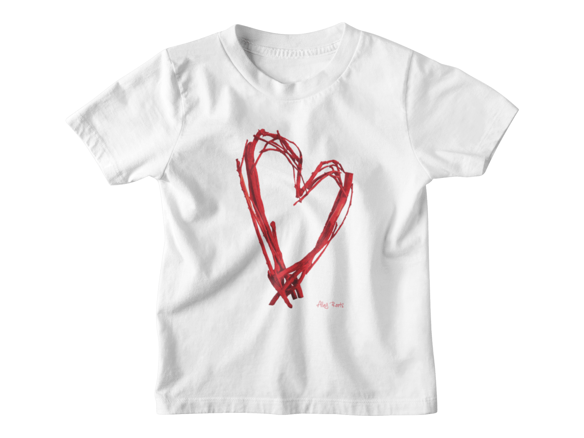 Heart | Tees for Babies and Toddlers | White | Toronto Collection - Alley Roots