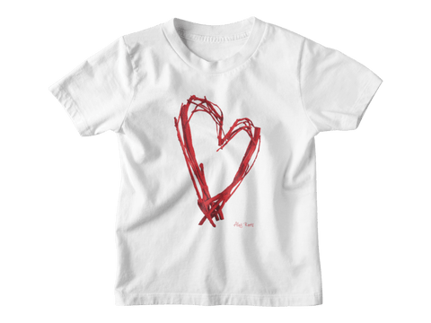 Heart | Tees for Babies and Toddlers | White | Toronto Collection - Alley Roots