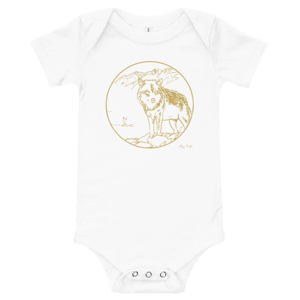 Wolf | Short Sleeve Onesie | Banff - Alley Roots