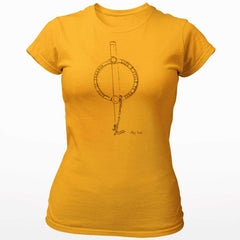 Bike Post T-Shirt for Her | Yellow | Toronto Collection - Alley Roots