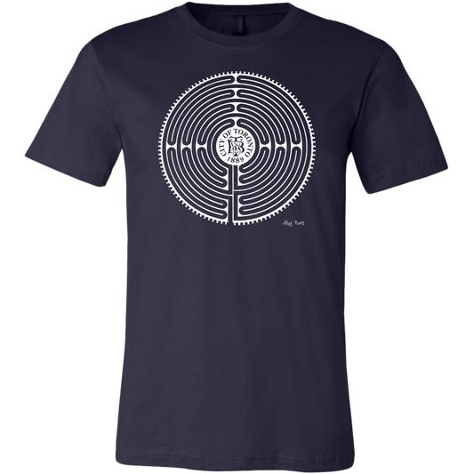 Labyrinth T-Shirt | Navy | Toronto Collection - Alley Roots