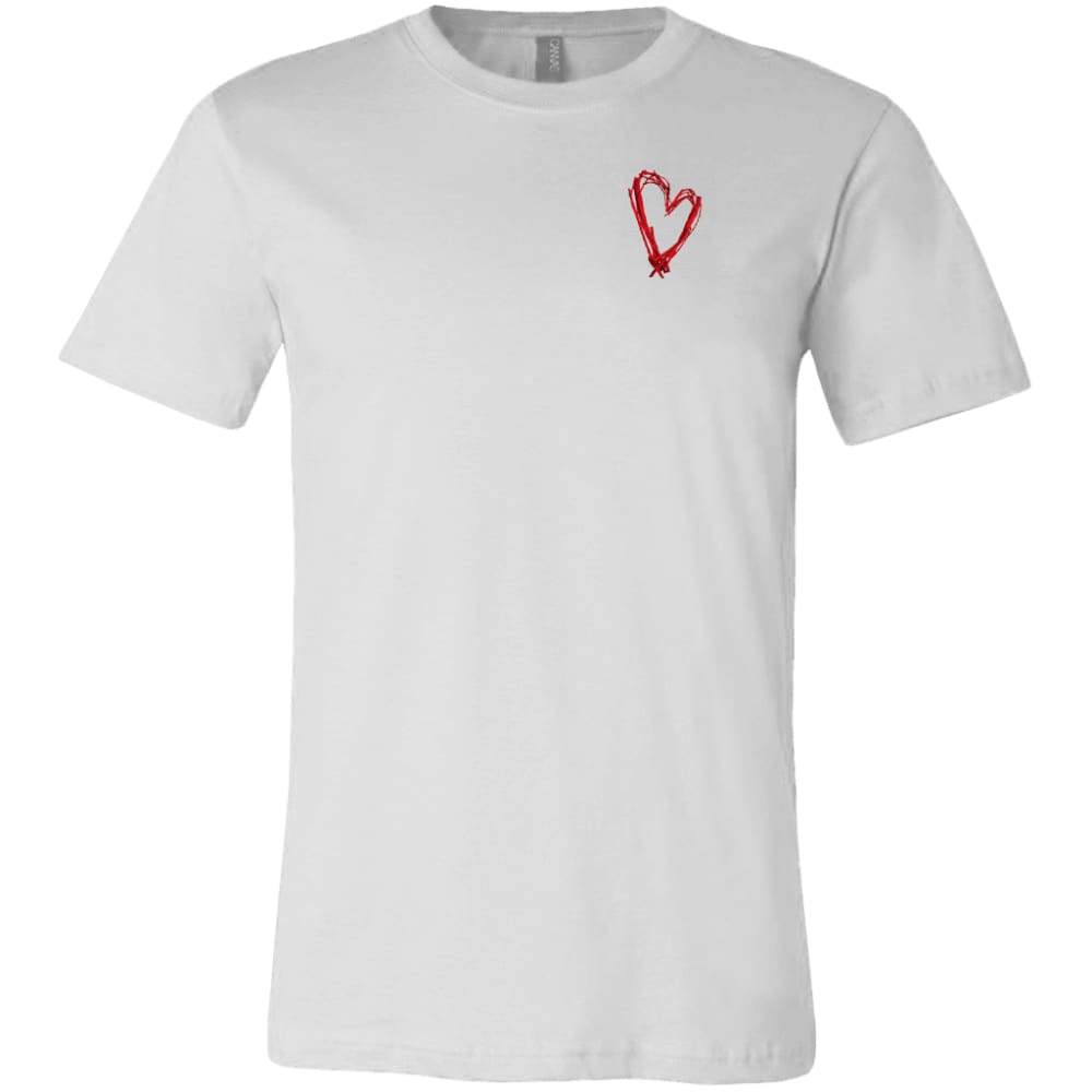 Heart T-Shirt | White | Toronto Collection - Alley Roots