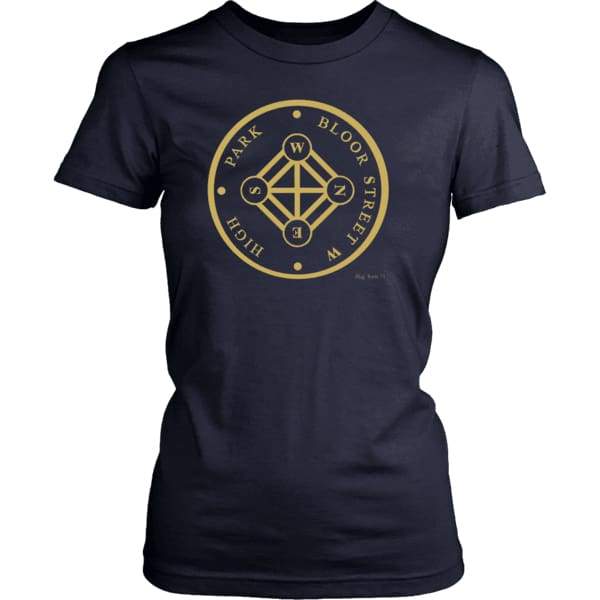 High Park T-Shirt For Her | Navy | Toronto Collection - Alley Roots
