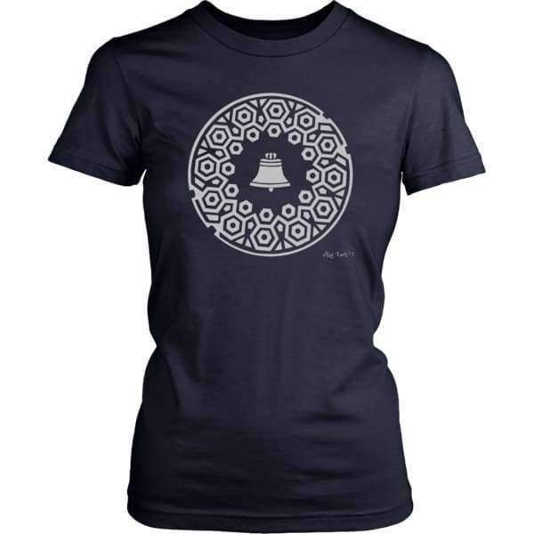 Manhole T-Shirt for Her | Navy | Toronto Collection - Alley Roots